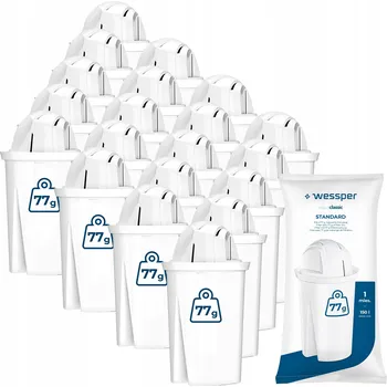 vodní filtr Filtrační vložka do filtrační konvice Wessper AquaClassic Standard 20 ks