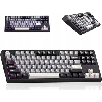 Klávesnice MECHANICKÁ KLÁVESNICE BEZDRÁTOVÁ BLUETOOTH 2,4 GHZ WIND SPIRIT SWITCH ČERNÁ