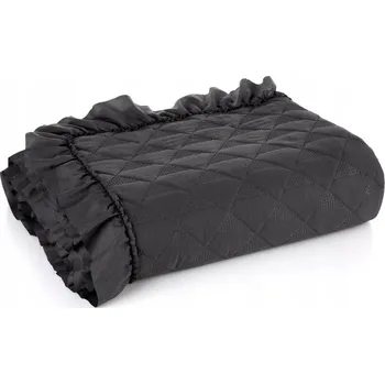 Přehoz na lůžko Přehoz na postel Eurofirany polyester 170 cm x 210 cm černý