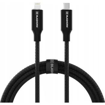Datový kabel Kabel Blashorn USB-C - Apple Lightning 1,2 m černý
