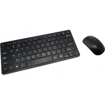 Klávesnice BEZDRÁTOVÁ KLÁVESNICE A MYŠ SLIM PROVEDENÍ PRO PRÁCI I HRY