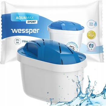 Filtrace vody Filtr na vodu Wessper aquamax STANDARD Sport do filtrační konvice Brita