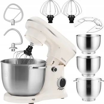 Kuchyňský robot Planetární kuchyňský robot ZEEGMA Planeet Trio Krémový 1500W