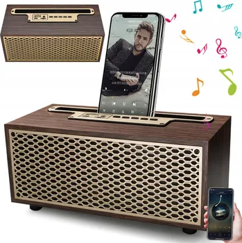 Bluetooth reproduktor GŁOŚNIK PRZENOŚNY BLUETOOTH BEZDRÁTOVÝ USB AUX DOSAH 10 M