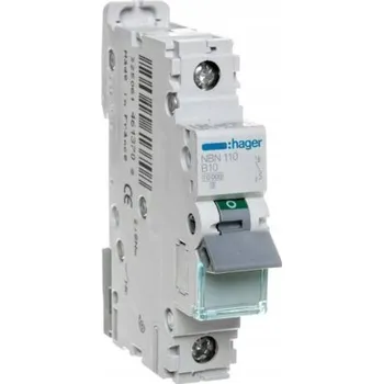 Jistič HAGER Jistič 10kA/15kA 1P B 10A