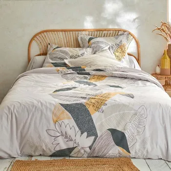 Povlečení Blancheporte Povlečení Palmyr, potisk palmových listů Velikost: jednolůžko 140x200 + 70x90 cm