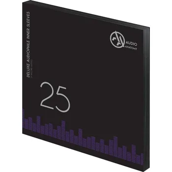 Hi-Fi komponenty Vnitřní obaly na vinylové desky Audio Anatomy - 25 ks, černé