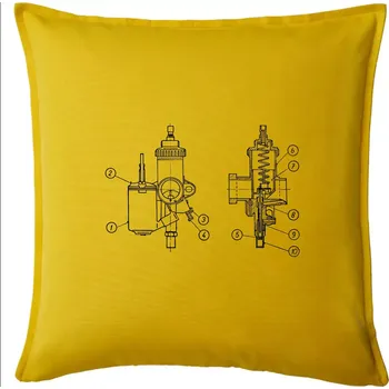 Polštář Karburátor Jikov 2926 - Polštář 50x50 - 50x50 - Pouze potah ( Žlutá )