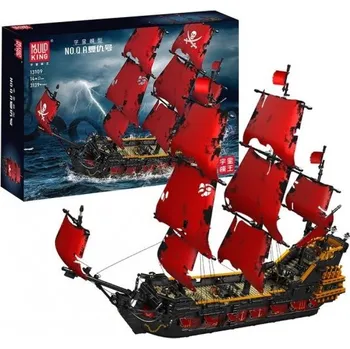 autíčko Mould King 13109 Pirátská loď Pomsta Královny Anny 3139 ks