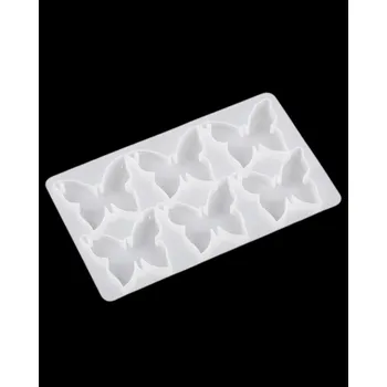 Silikonové formy – motýli a srdíčka Varianta: Motýli