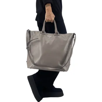 Kabelka PRADA Grey Shopper Bag