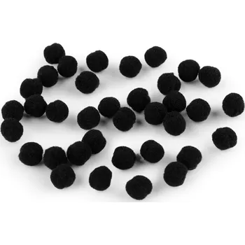 Bambulka mini Ø8 mm, velké, 3 černá