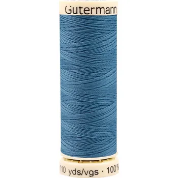 Nit Polyesterové nitě návin 100 m Gütermann univerzální, střední, 197 modrá azuro