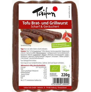 Omáčka Taifun Pikantní rostlinné klobásky 220 g bio BIO VEGAN Množství: 1 ks