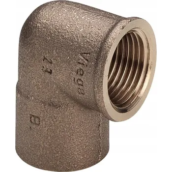 Fitinka Měděné koleno s vnitřním závitem 15 x 1/2" VNITŘNÍ ZÁVIT tvarovka PRO TRUBKY Viega VNITŘNÍ