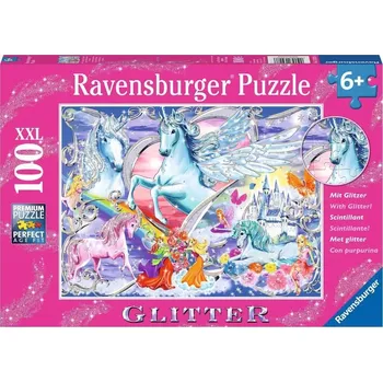 Třpytivé puzzle Koňské snění XXL 100 dílků RAVENSBURGER