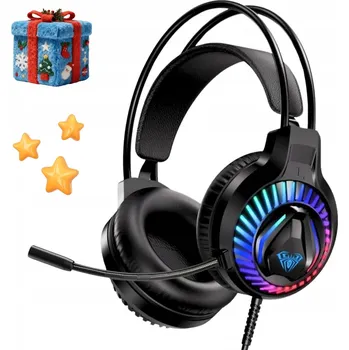 Sluchátka DRÁTOVÁ USB SLUCHÁTKA S 3,5MM JACKEM PRO POČÍTAČ A LAPTOP