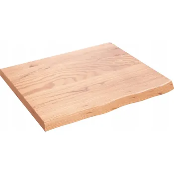 Konferenční stolek Dubová deska na stolek 60 x 50 x 2 cm, světle hnědá, přírodní hrana