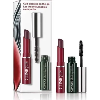 Rtěnka Clinique sada Almost Lipstick rtěnka Black Honey + High Impact řasenka