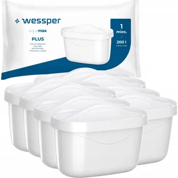 Filtrace vody 8x vodní filtr Wessper Aquamax Plus do konvice Aquaphor Brita Dafi, náhradní