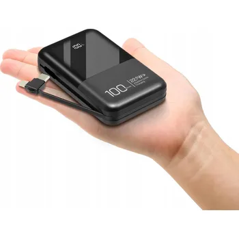 Powerbanka MINI POWER BANKA 10000mAh KAPESNÍ NABÍJEČKA 22.5W USB USB-C LIGHTNING PD QC