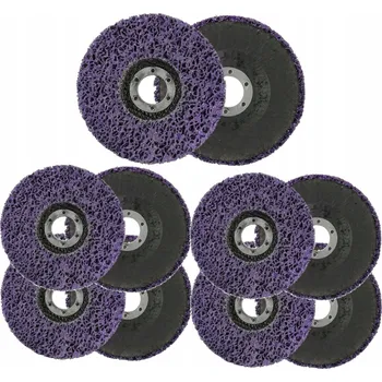 Příslušenství k brusce 10 ks 125mm DIAMANTOVÝ BRUSNÝ KOTOUČ LEŠTICÍ KOTOUČ Fialový