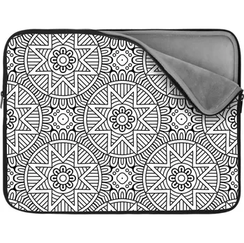 pouzdro na notebook Sablio Obal na notebook Hvězdy mehendi - 17"