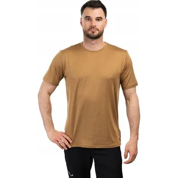 Pánské oblečení BLACK DIAMOND Pánské lezecké tričko Circuit Ss Tee hnědé l