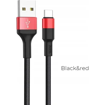 Datový kabel Kabel Hoco USB - USB 3.1 typ C 1 m černý