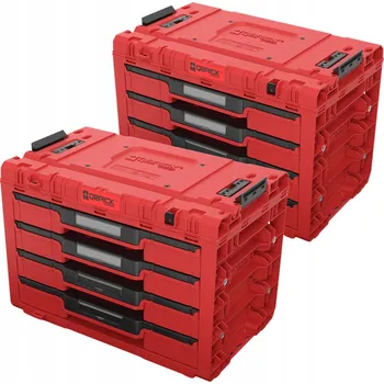 QBRICK SYSTEM PRIME DRAWER4 TOOLBOX EXPERT RedUltra HD Skříňka na nářadí x2