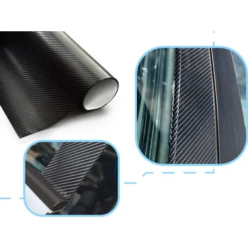 Uhlíková 4D fólie v roli černá 1,52x30m KX9085