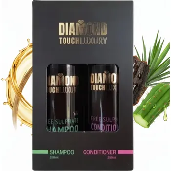 Kosmetická sada Dárková Sada pro péči o vlasy po keratinu 2x250ml Diamond Touch