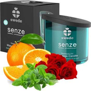 Svíčka VOŇAVÁ SÓJOVÁ SVÍČKA S PŘÍRODNÍM OLEJEM NA MASÁŽ