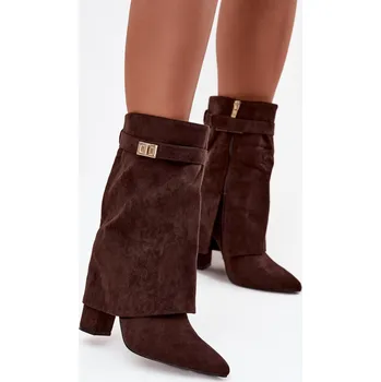 Dámská zimní obuv Boty na podpatku model 219840 Step in style 38