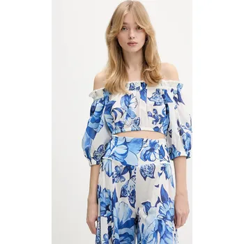 Dámská halenka Bavlněná halenka Farm Rio 344714 modrá 55X, vel. L