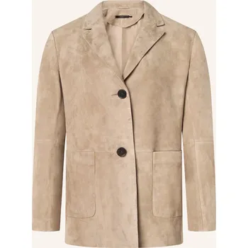 Dámské sako Windsor. Dámský Kožený Blejzr, světle hnědá, 44