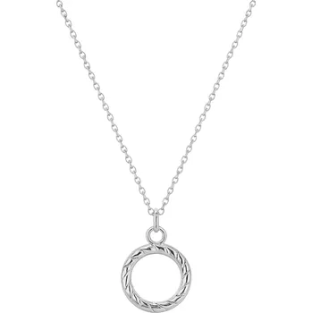 Náhrdelník Ocelový náhrdelník se zapleteným kruhem Plum