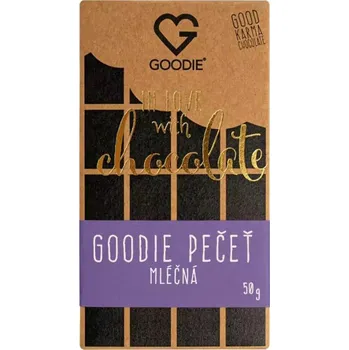 Čokoláda GOODIE ČOKOLÁDA - Goodie pečeť - Mléčná, 50g
