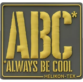 Nášivka Nášivka ALWAYS BE COOL velcro plastová (Nášivka ALWAYS BE COOL velcro plastová)