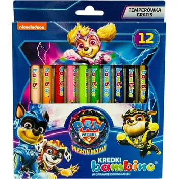 Pastelka Pastelky Bambino silné 12 ks Tlapková patrola