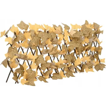 umělá květina Zástěna na balkon – javorové listy, dekorativní umělá rostlina, mřížka 180 x 30 cm