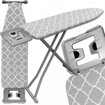 Žehlicí prkno Žehlicí prkno PREMIUM 130x34cm odkládací plocha na žehličku bavlněný potah