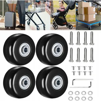 SADA KOLEČEK PRO KUFR, NÁHRADNÍ DÍLY PRO OPRAVU ZAVAZADEL, KUFRŮ A TAŠEK