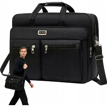 Velká pánská taška přes rameno i do ruky, pracovní, robustní, černá