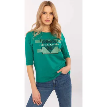 Dámská halenka Dámská casual halenka s potiskem - 3/4 rukáv - Factory Price, Xl