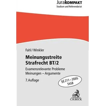 Meinungsstreite Strafrecht BT/2 - Fahl, Christian [DE] (2025, Brožovaná, C.H. Beck)