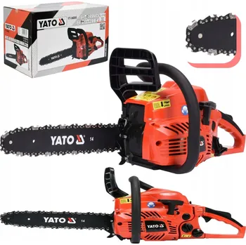 Motorová pila Benzínová řetězová pila Yato 1,8 HP, 37 cm, lišta 35 cm
