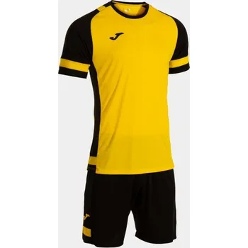 Chlapecké tričko Pánská/Chlapecká sportovní souprava JOMA LIDER SET YELLOW BLACK Velikost: L, Barva: YELLOW-BLACK