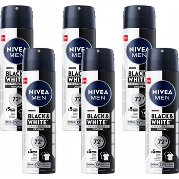 NIVEA MEN Black&White Original Antiperspirant pro muže ve spreji 72h 150 Ml x6