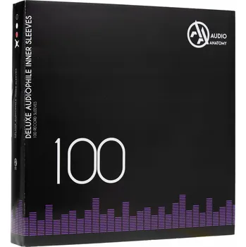 Příslušenství pro gramofon Vnitřní obaly na vinylové desky Audio Anatomy - 100 ks, bílé